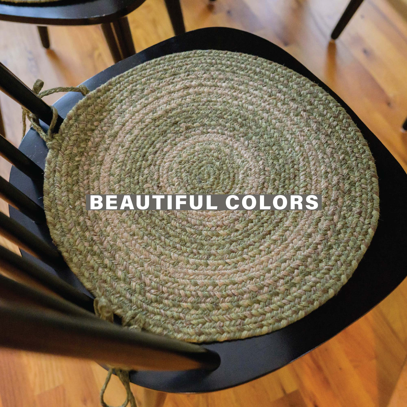 Grassland Green Jute Braided Accessories