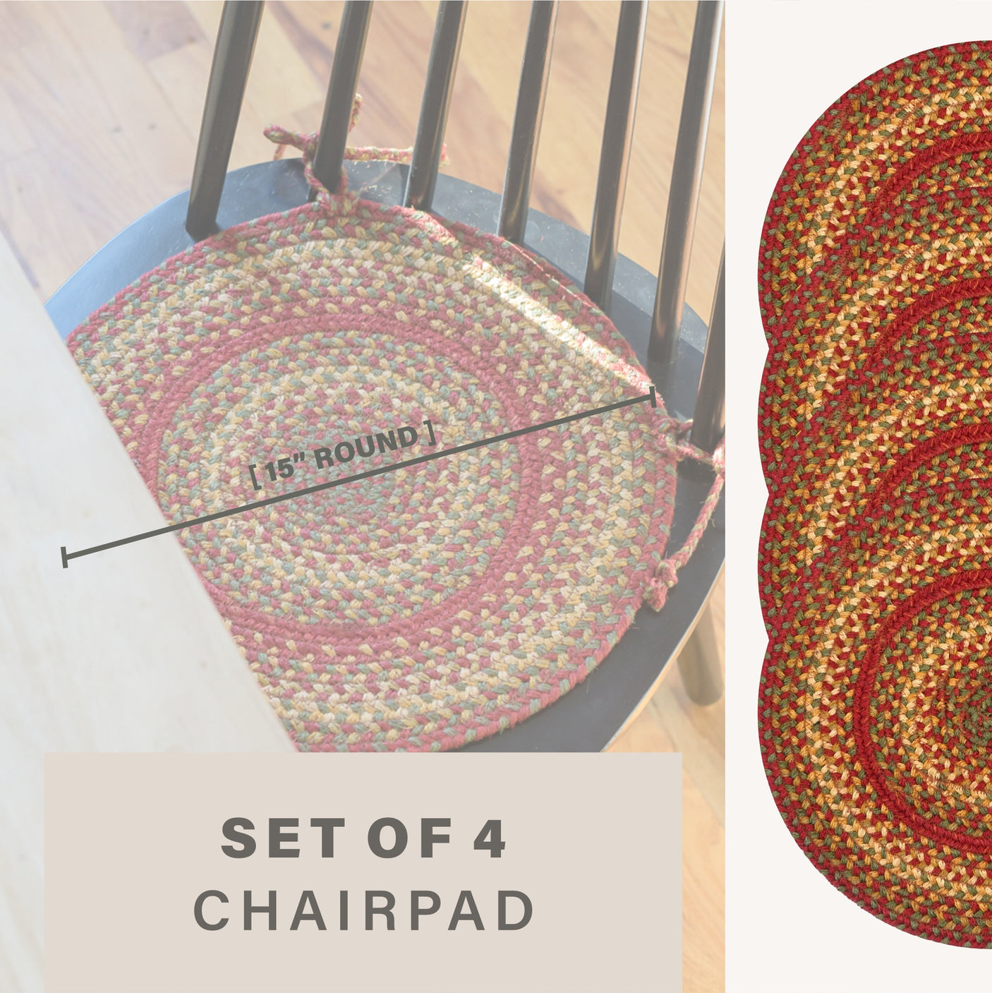 Cider Barn Red Braided Accessories