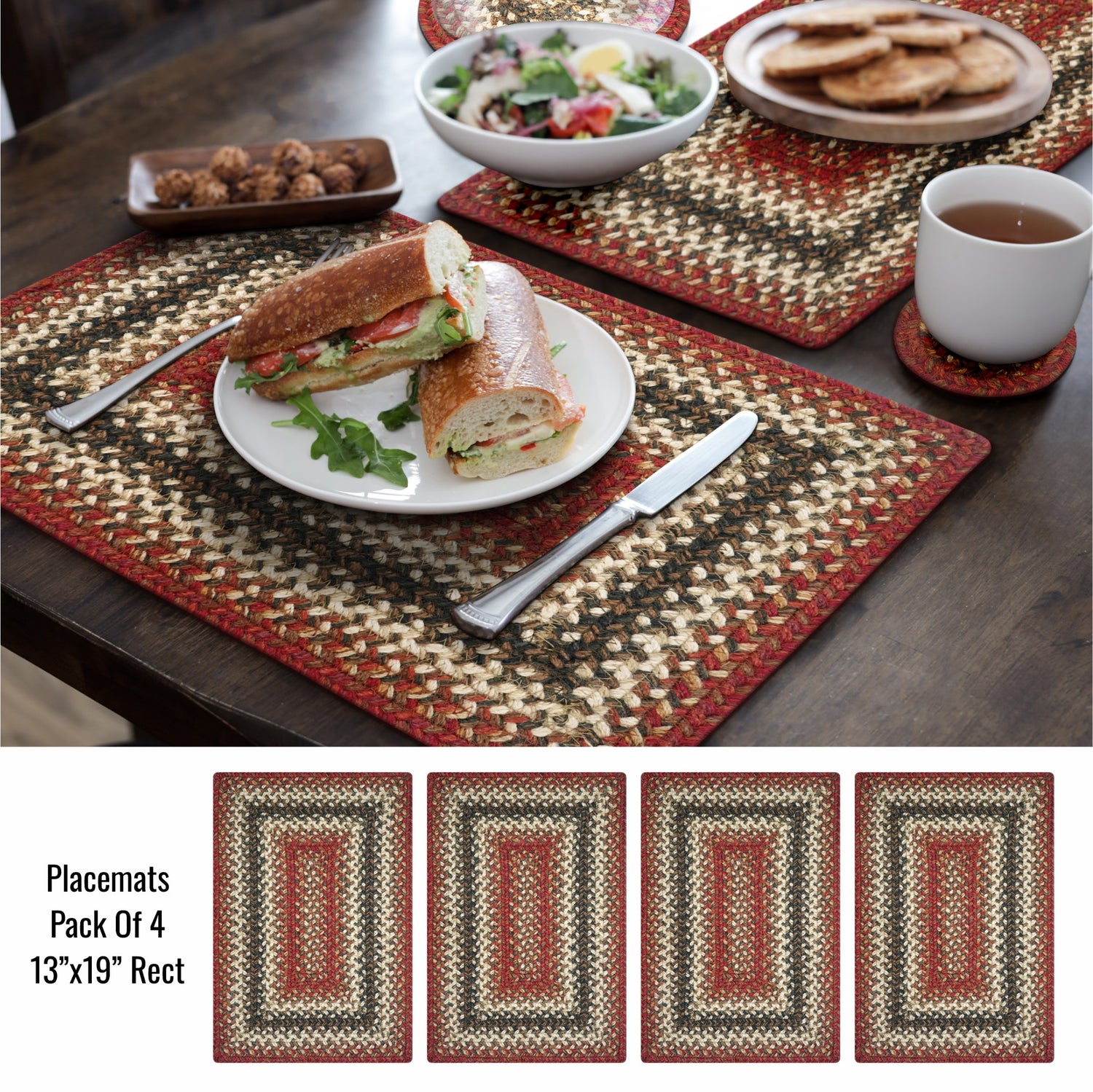 Chester Red Braided Accessories