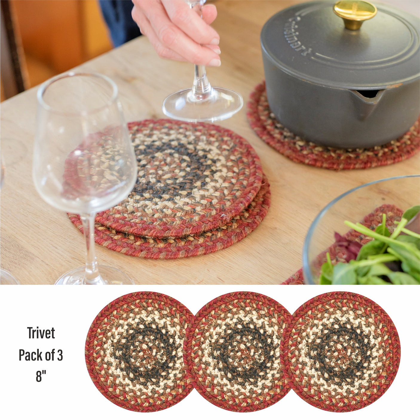 Chester Red Braided Accessories