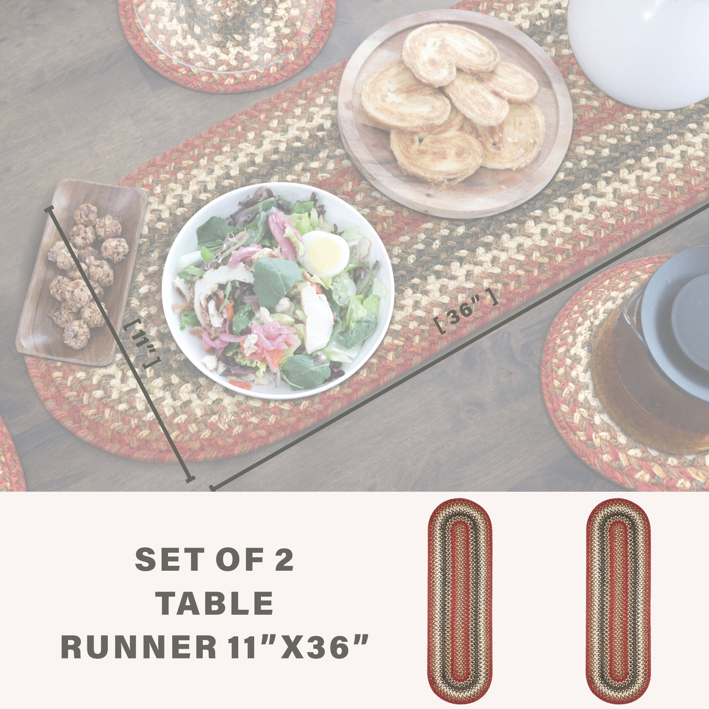 Chester Red Braided Accessories