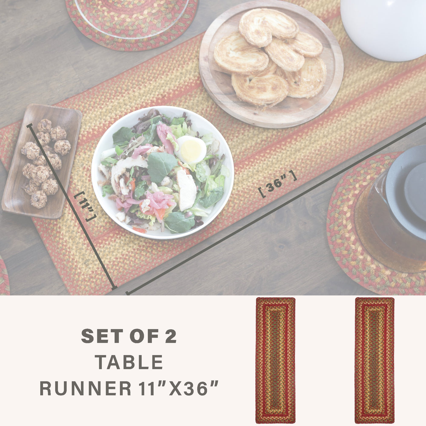 Cider Barn Red Braided Accessories