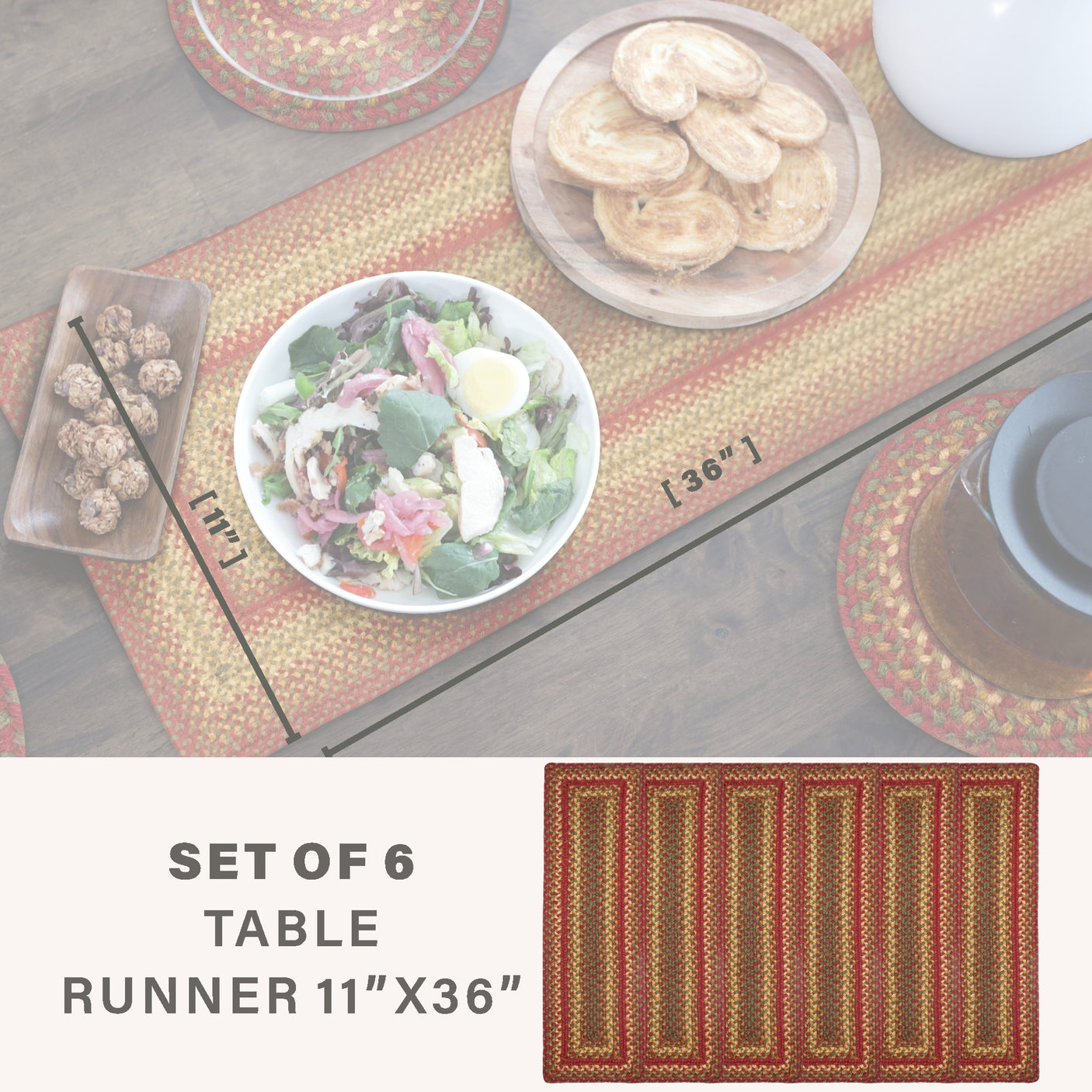 Cider Barn Red Braided Accessories