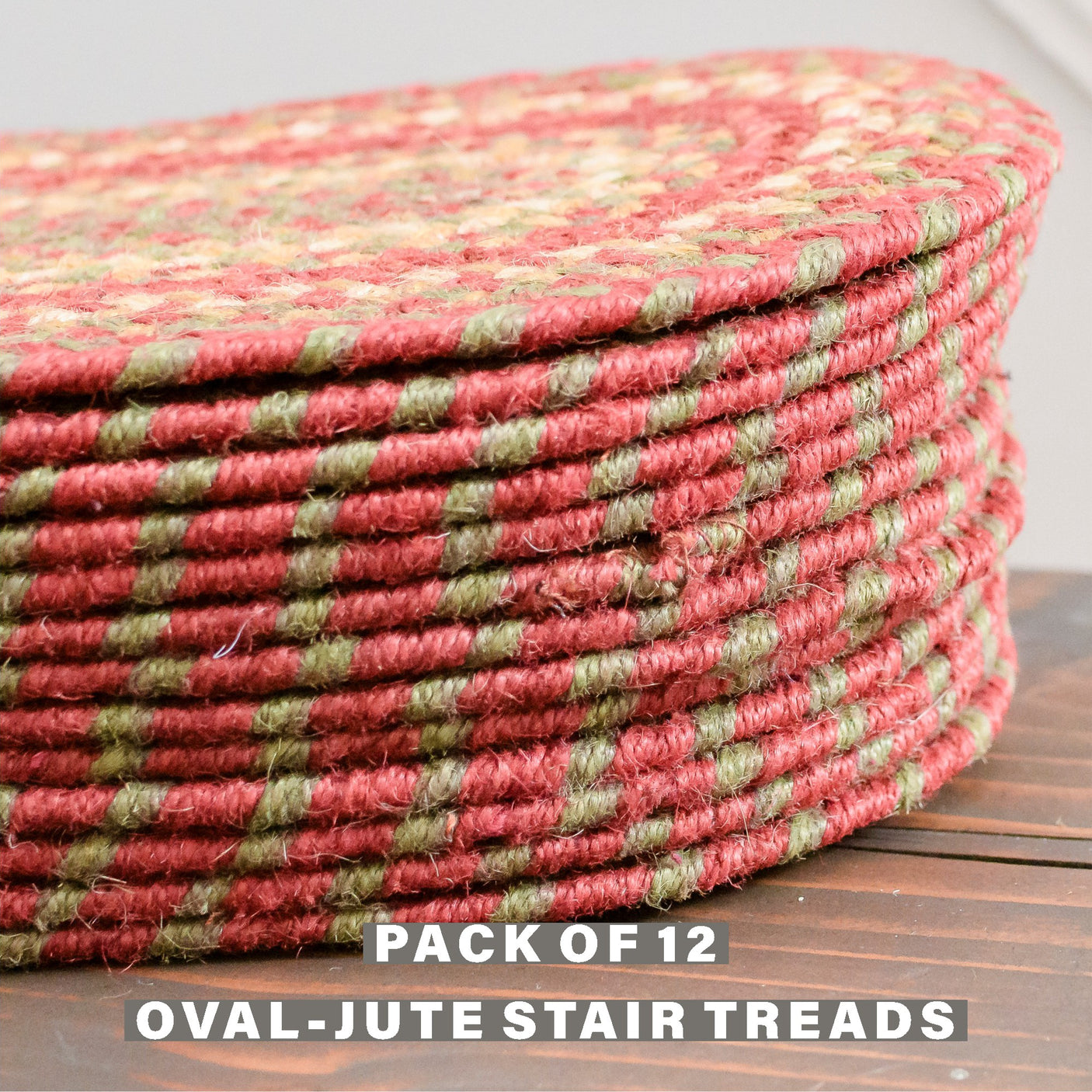 Cider Barn Red Jute Stair Tread