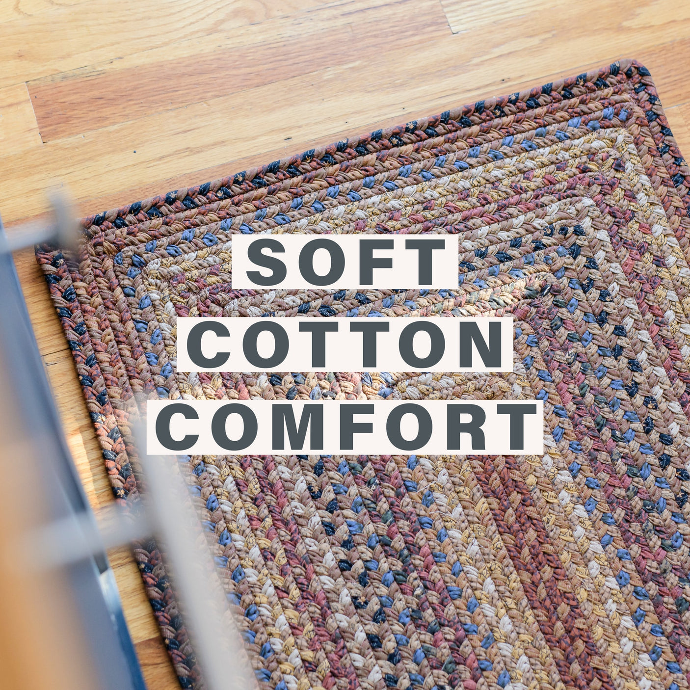 Biscotti Multi Color Cotton Braided Rugs