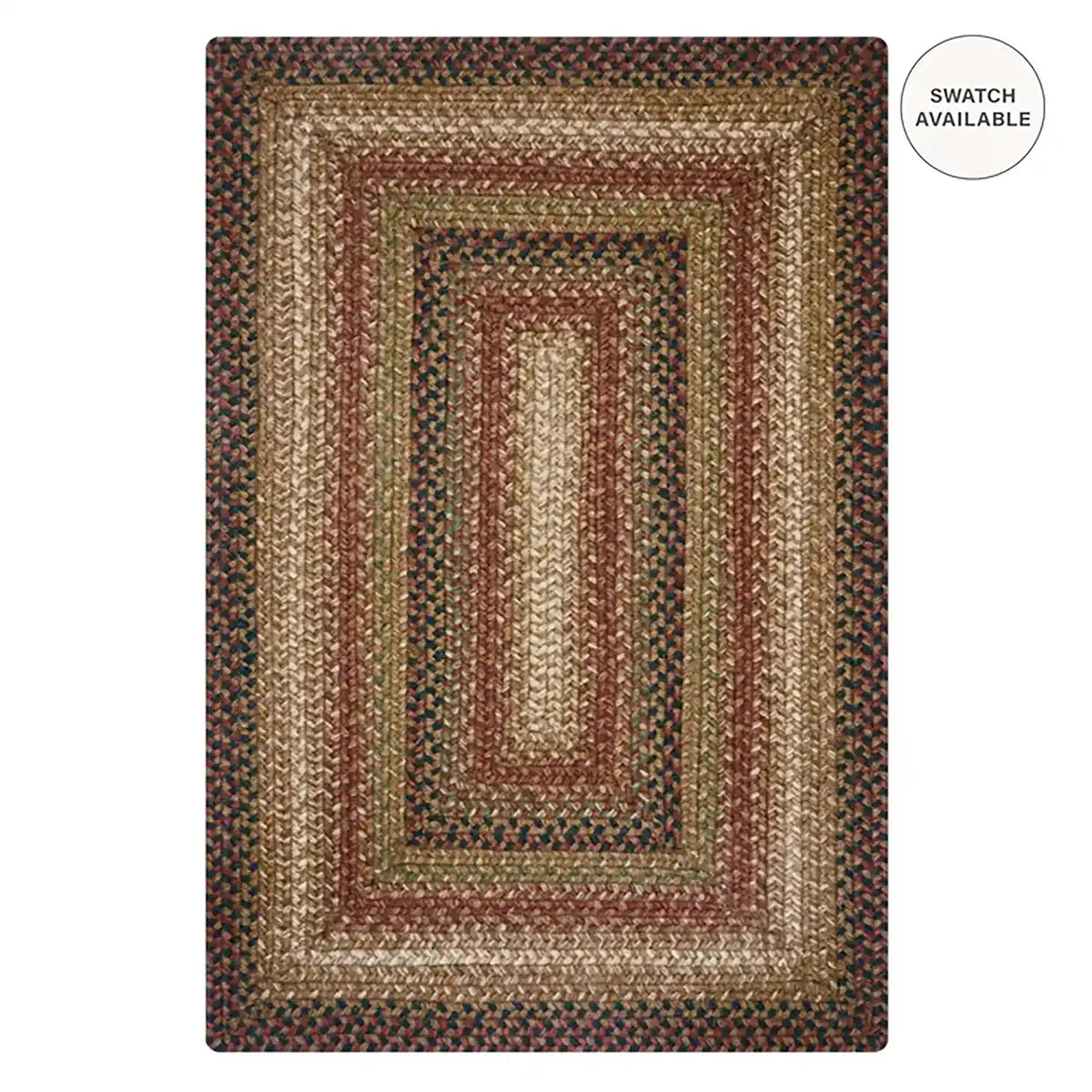 Gingerbread Jute Brown Braided Rugs
