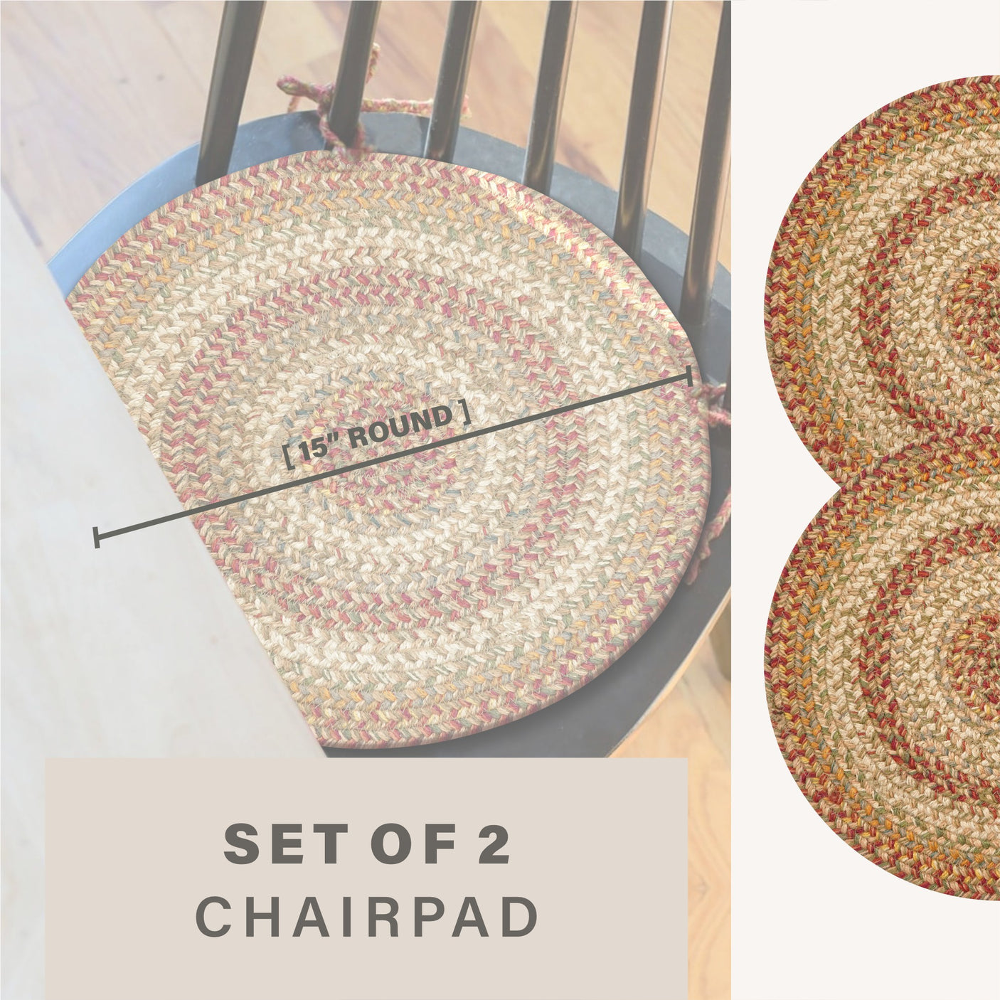 Harvest Beige Braided Accessories