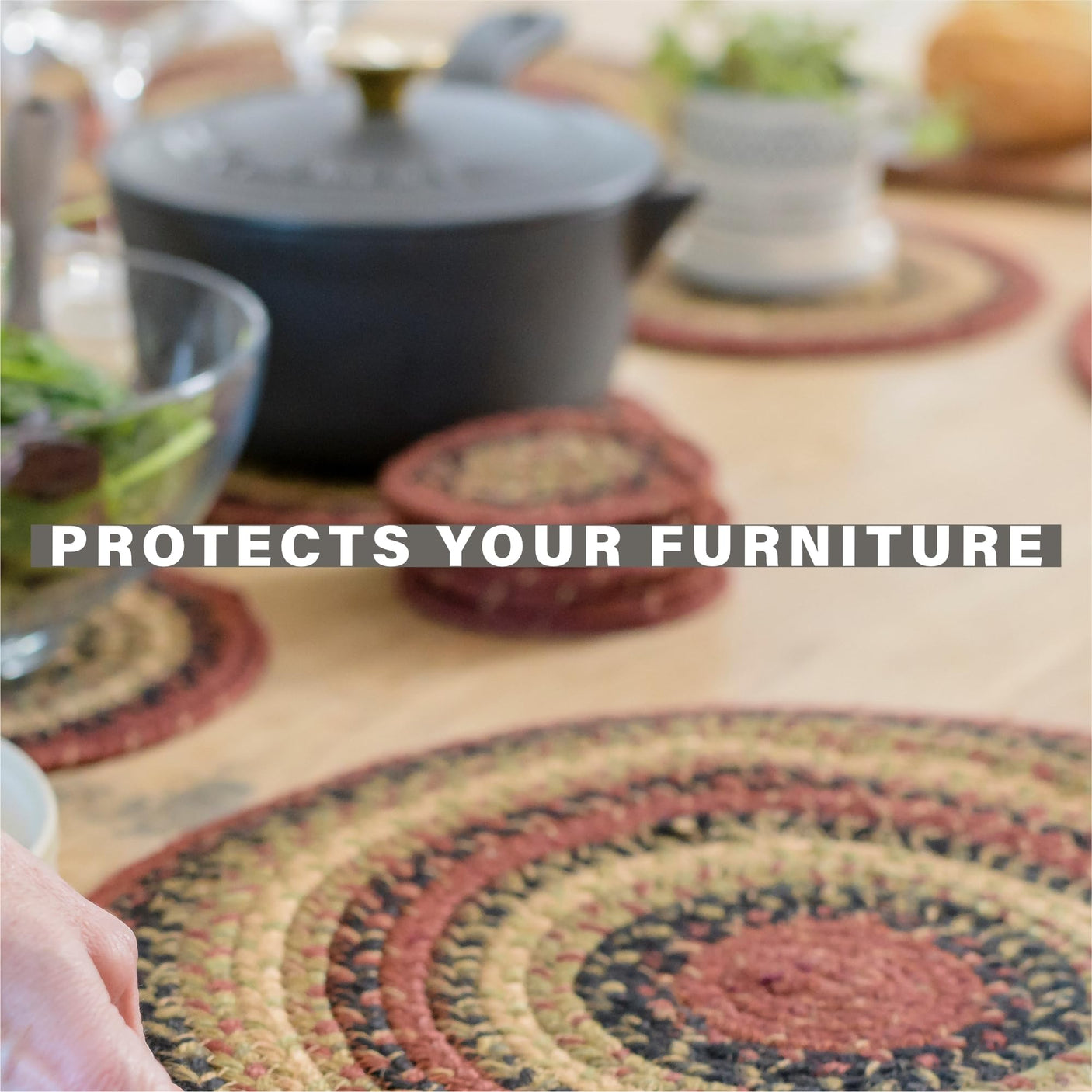 Highland Multi Color Braided Accessories