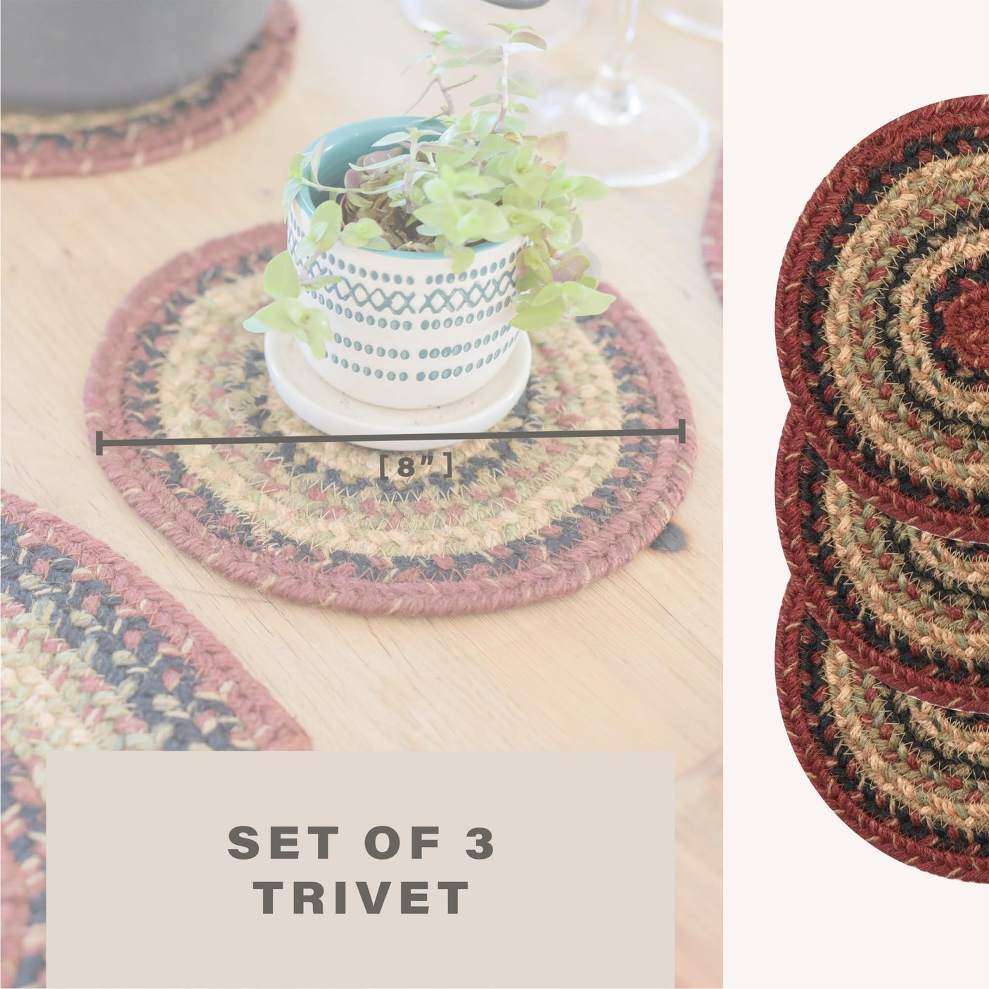 Highland Multi Color Braided Accessories