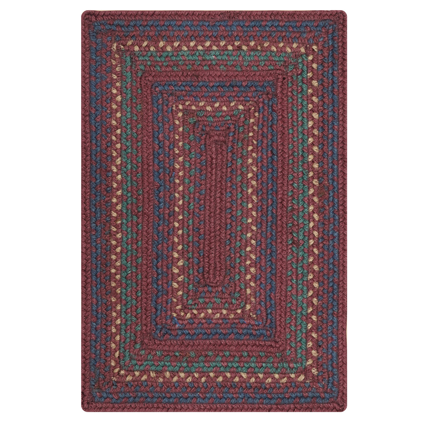 Jamestown Burgundy Jute Braided Accessories