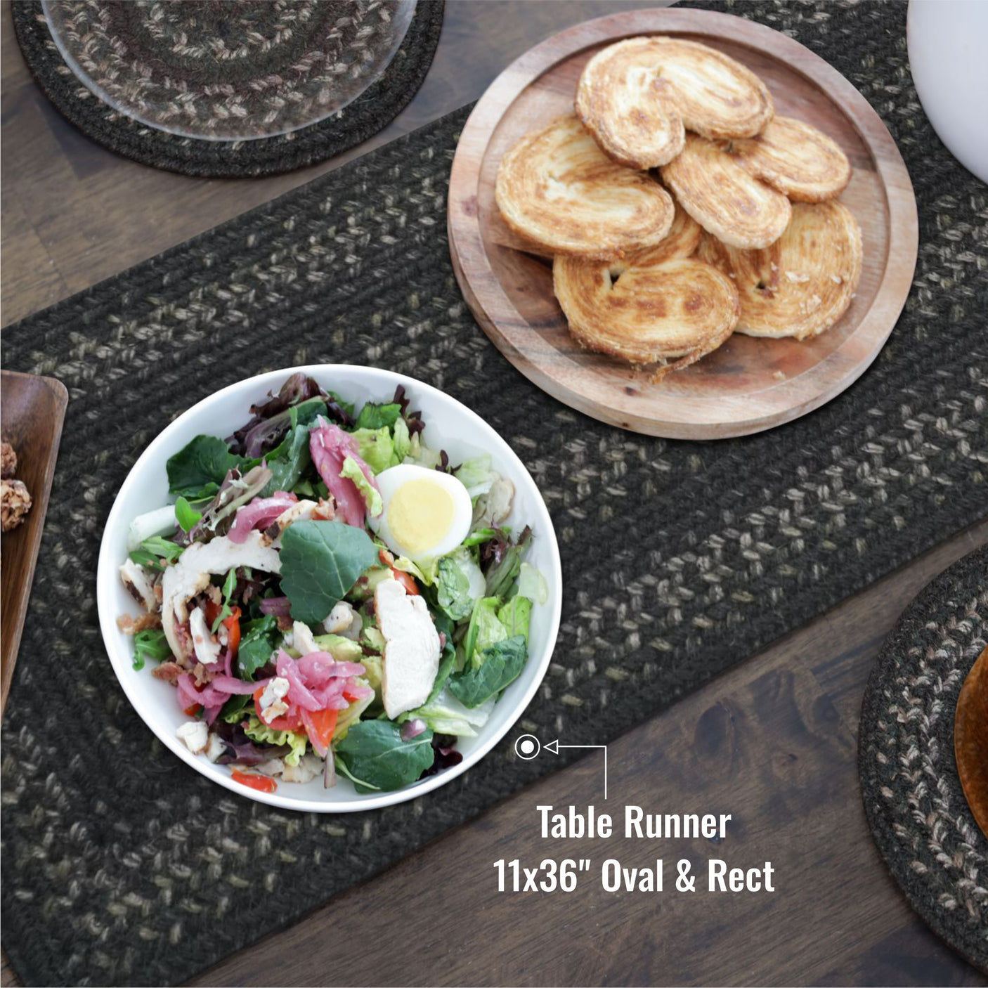 Jet Black Braided Accessories