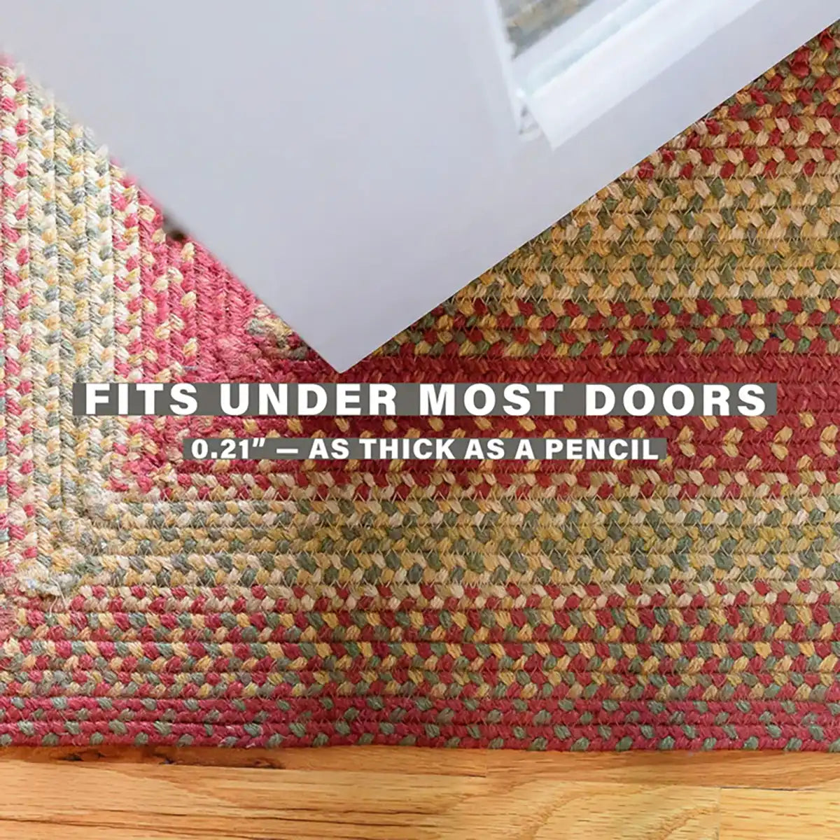 Cider Barn Red Jute Braided Rug