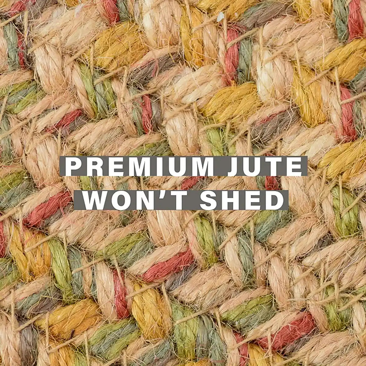 Harvest Beige Braided Jute Area Rugs
