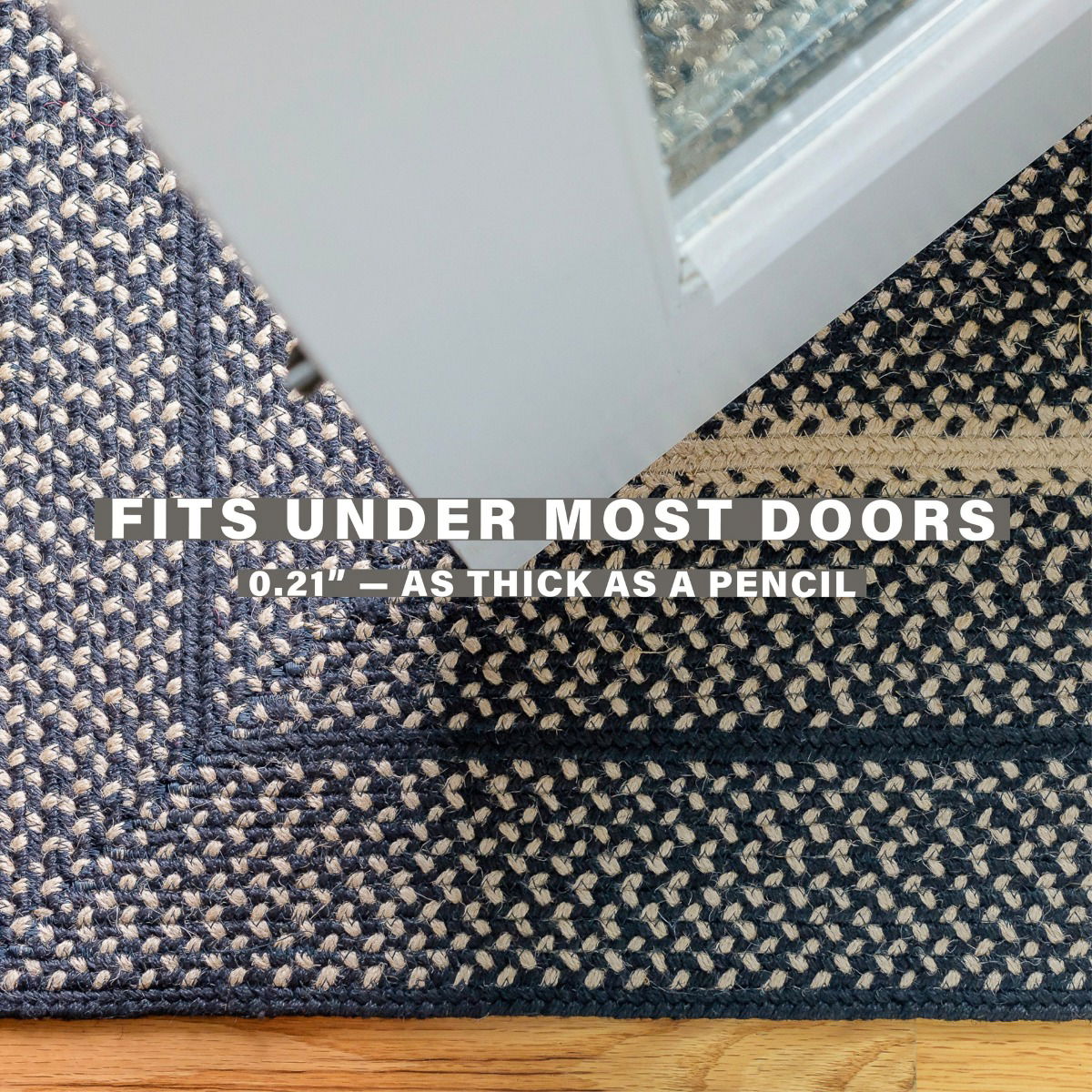 Best Handmade Black Jute Braided Rectangular Rug for Indoor Use