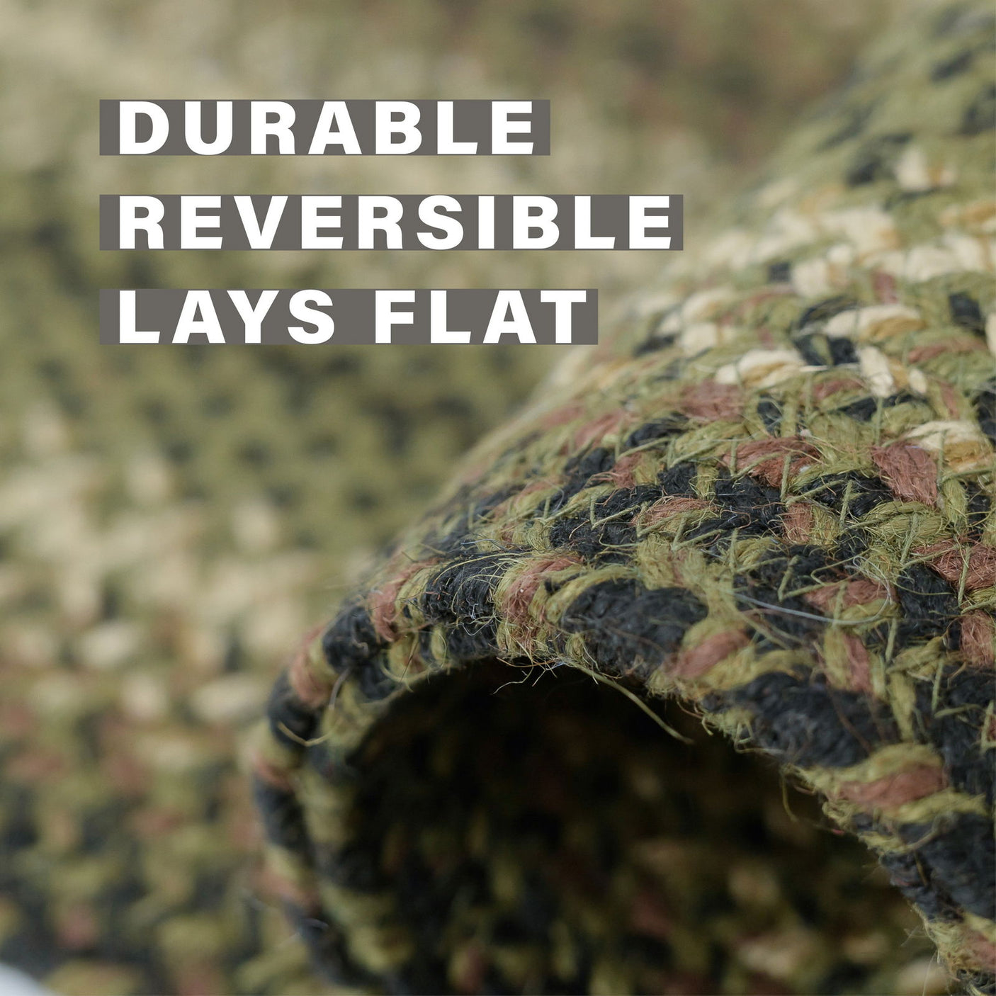 Best Green Jute Braided Rectangular Rugs for Flat Surface