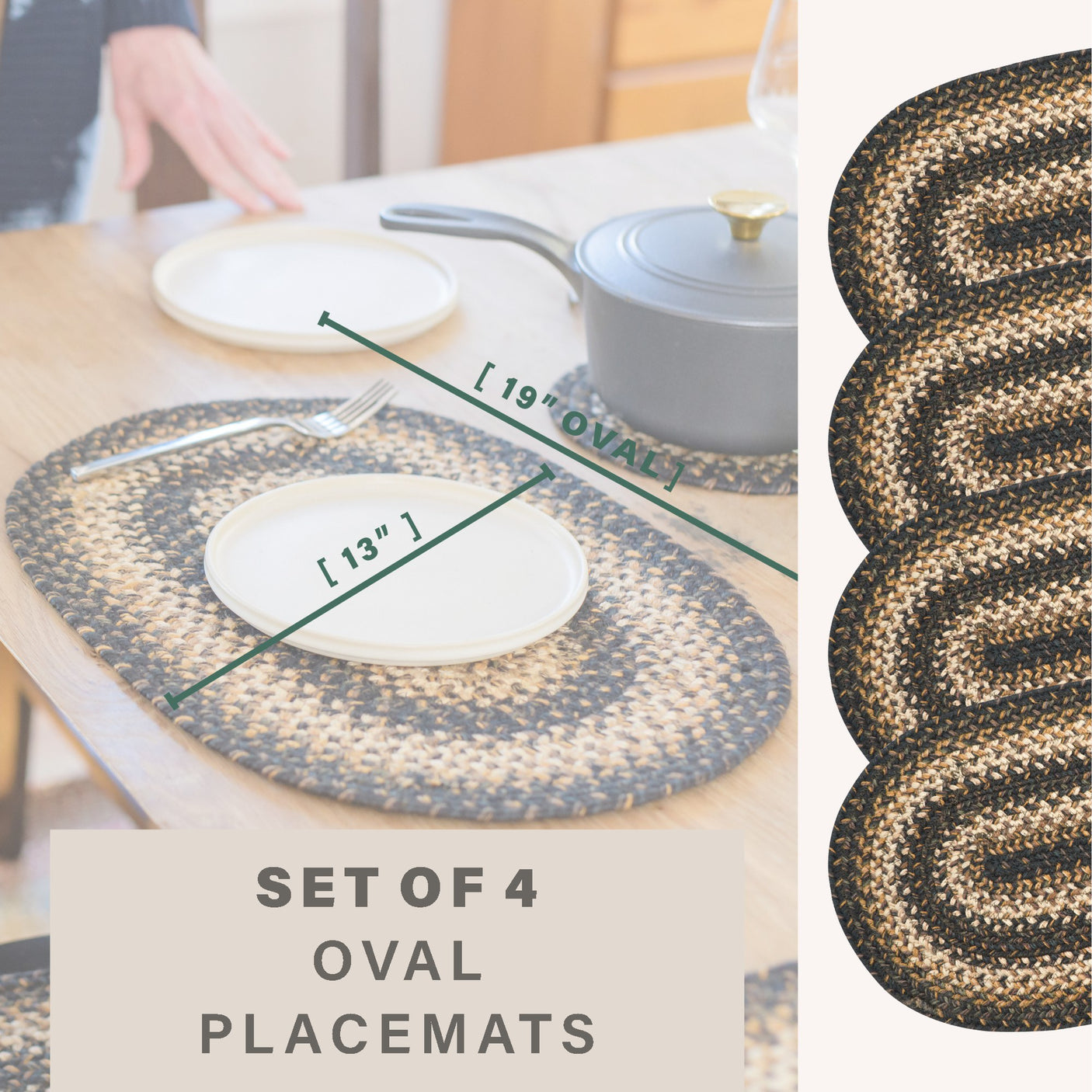 Kilimanjaro Black Braided Accessories