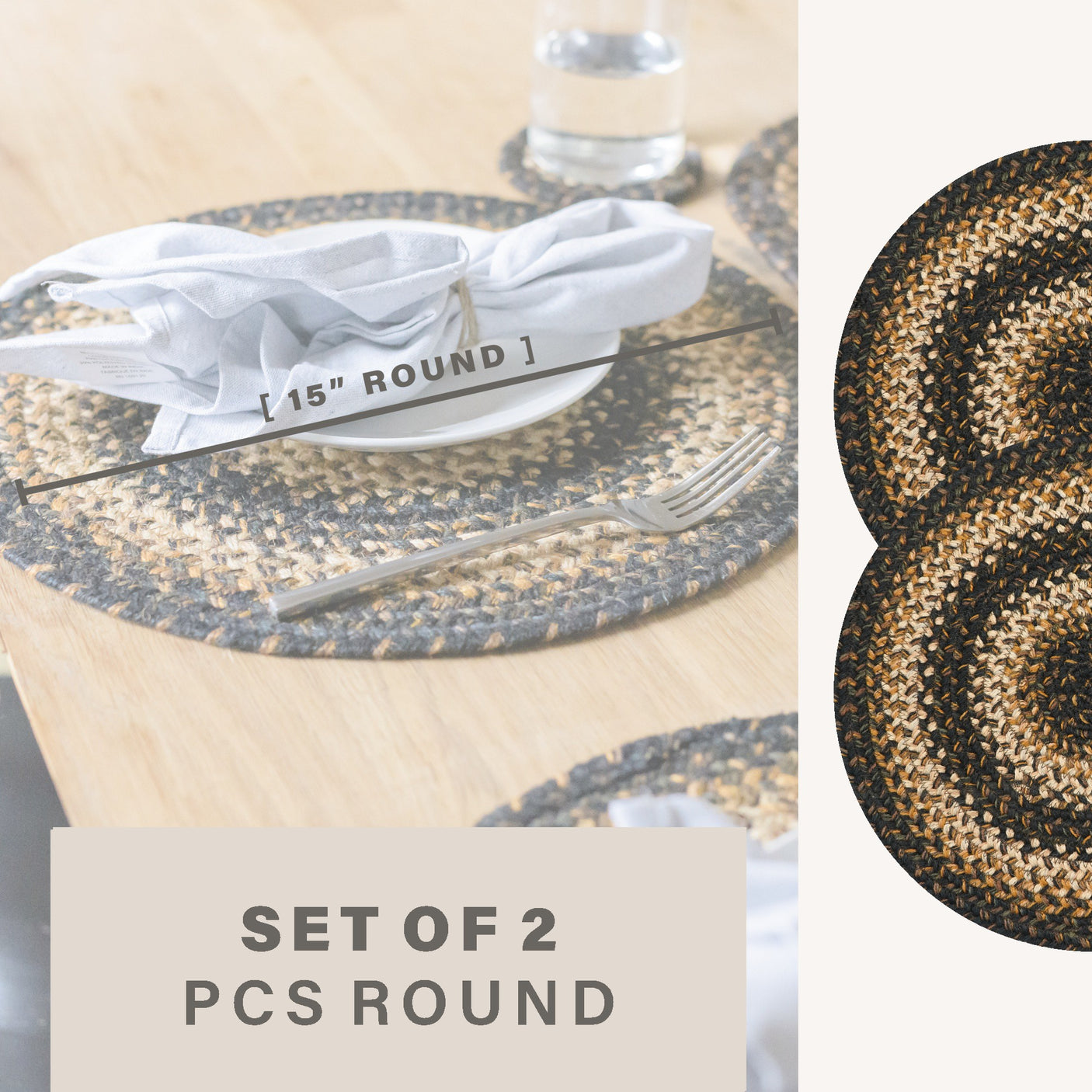 Kilimanjaro Black Braided Accessories