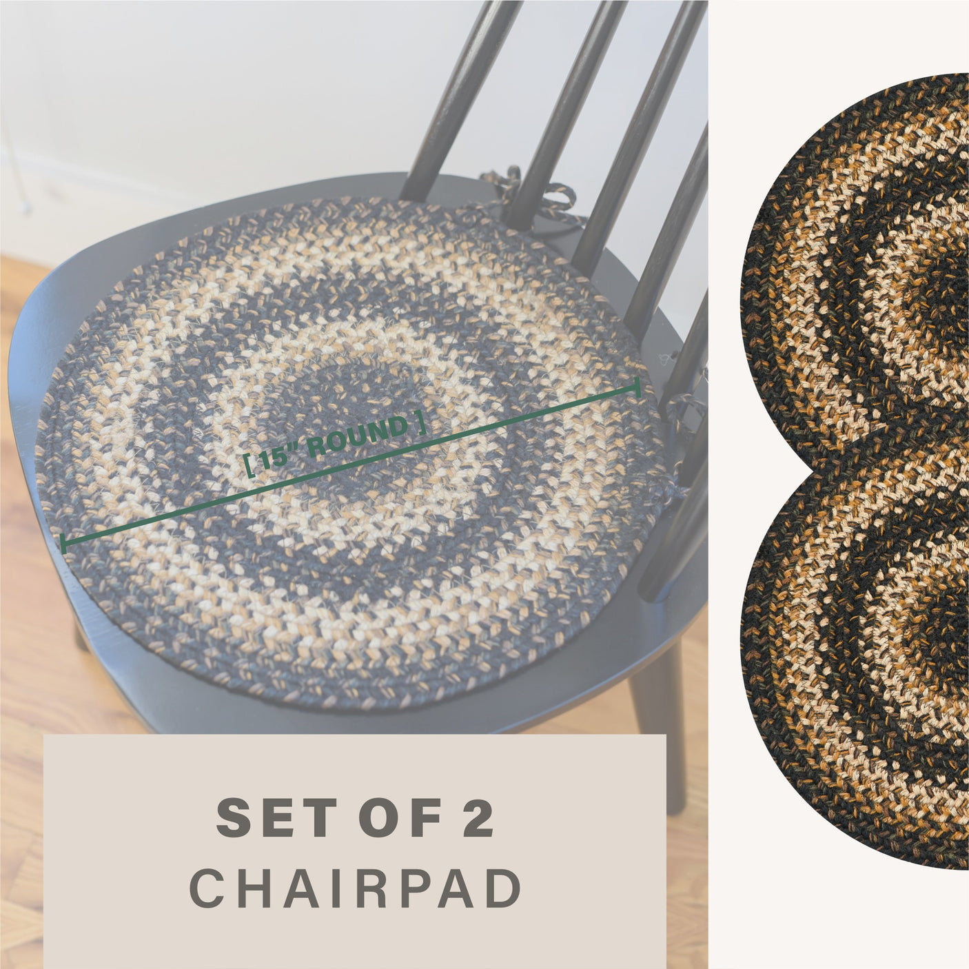 Kilimanjaro Black Braided Accessories