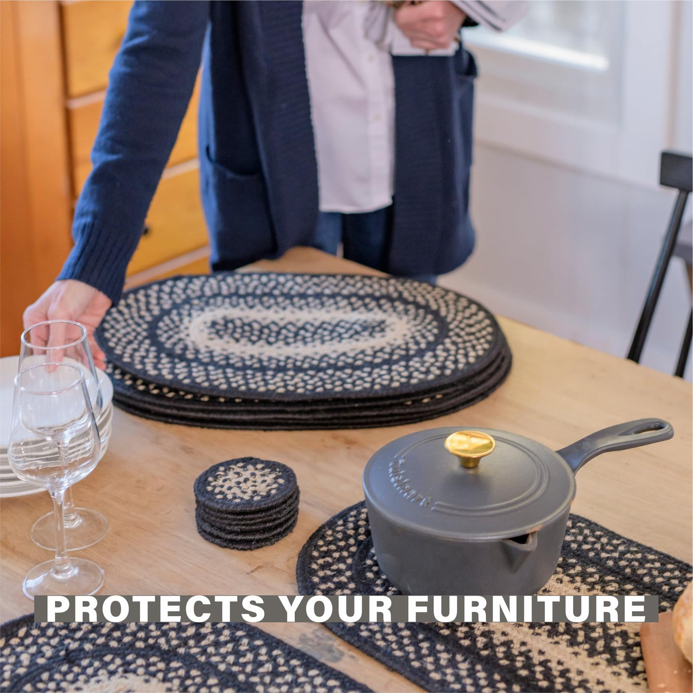 Manchester Black Braided Accessories