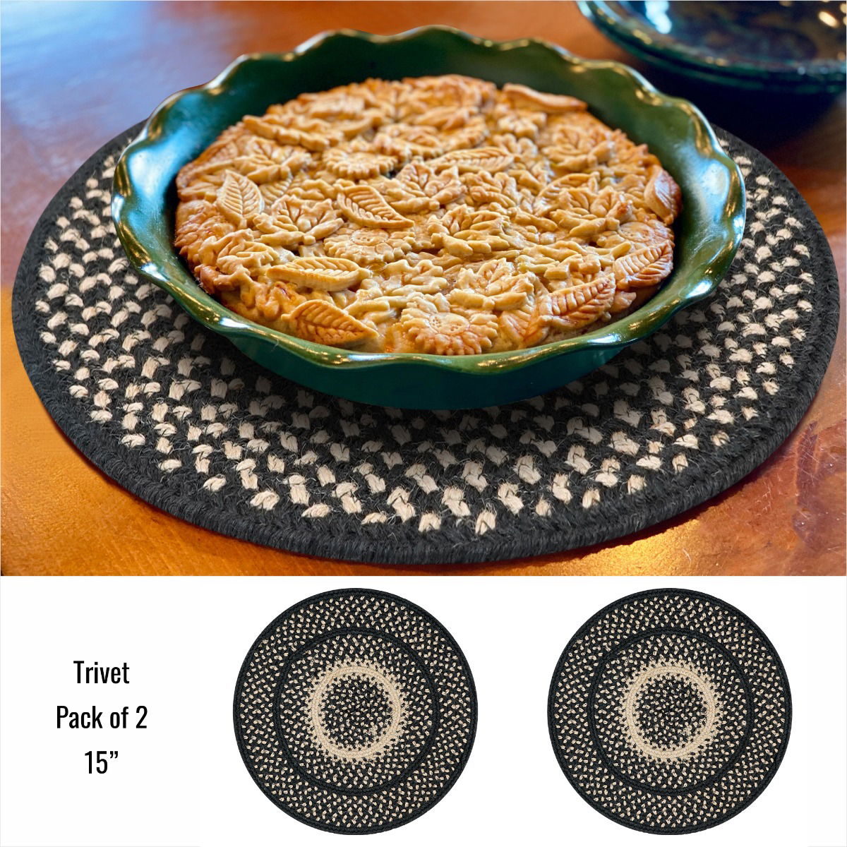 Best Round Black Braided Accessories for Kitchen Use