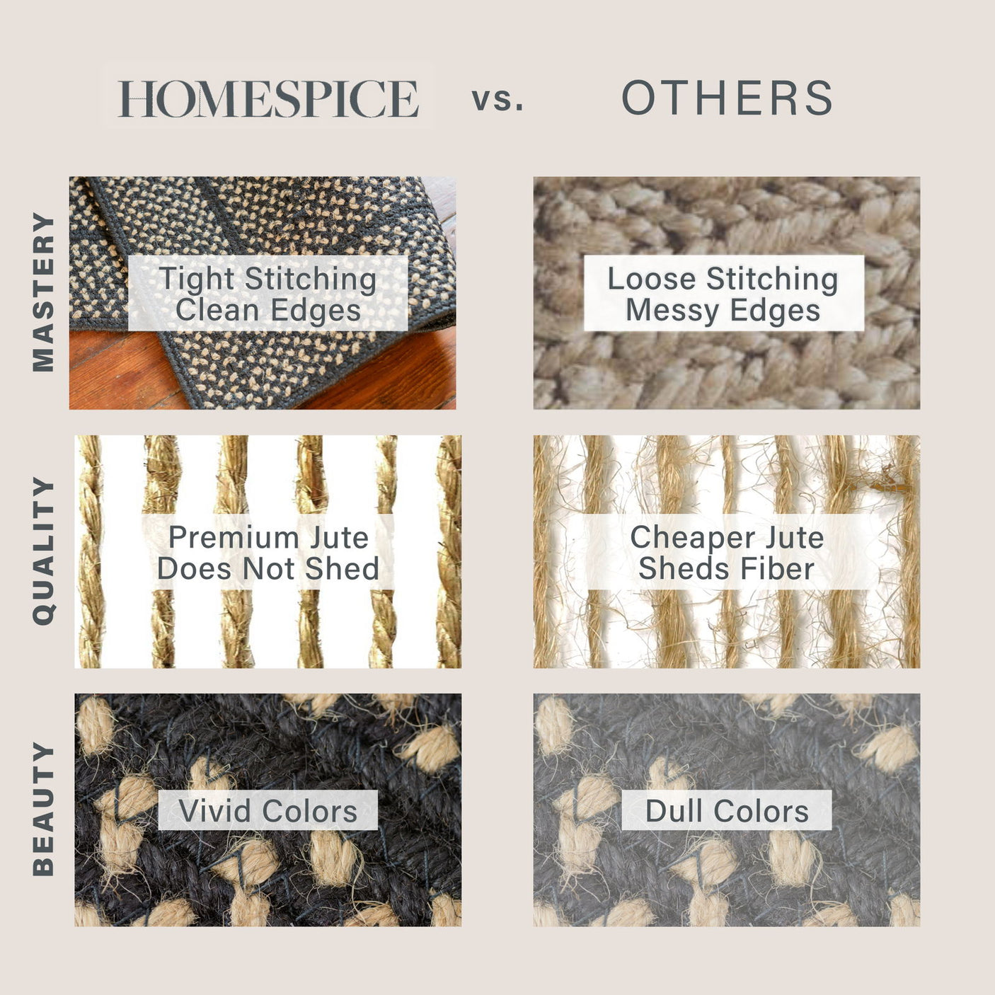 Best Handmade Black Jute Braided Rectangular Rug for Homes