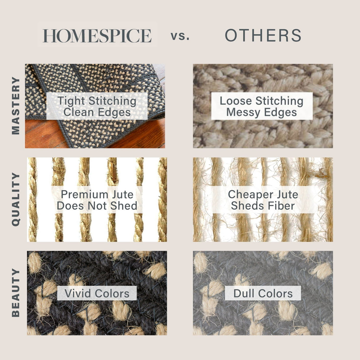 Best Handmade Black Jute Braided Rectangular Rug for Homes