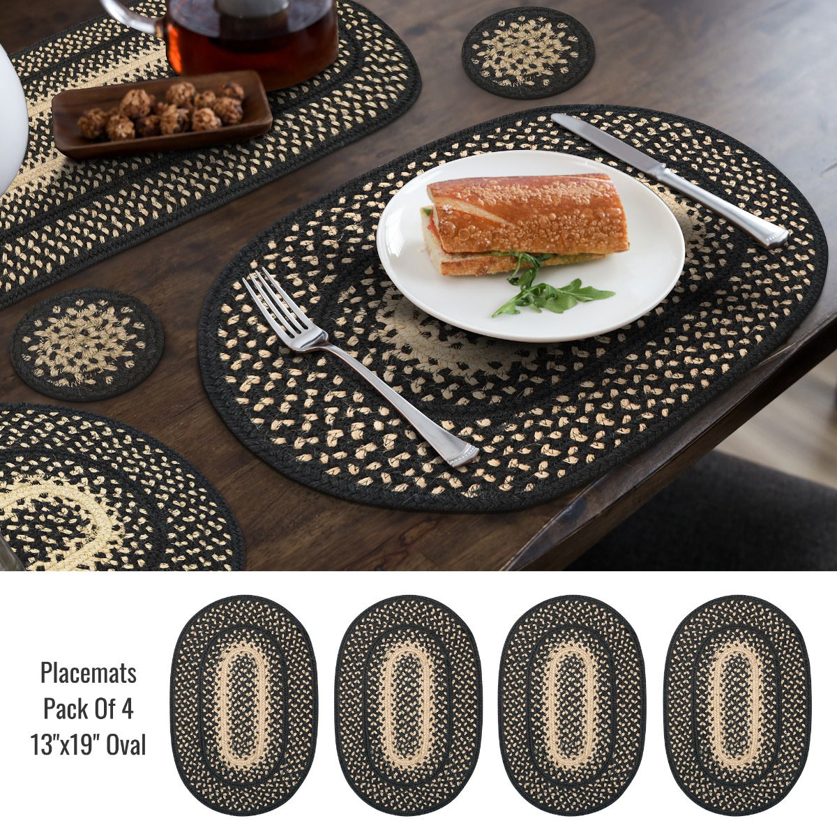 Best Black Braided Accessories for Kitchen Table