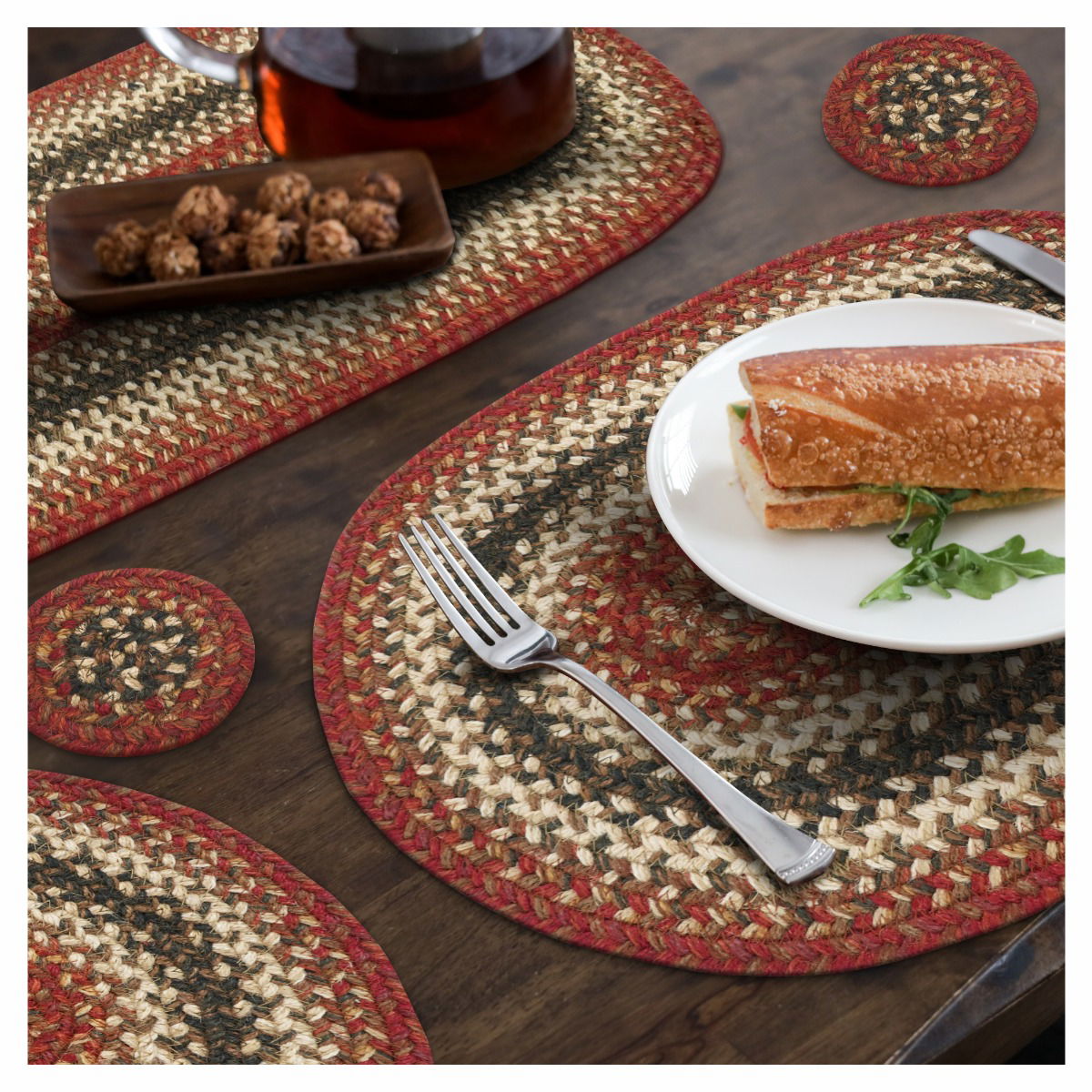 Chester Red Braided Accessories