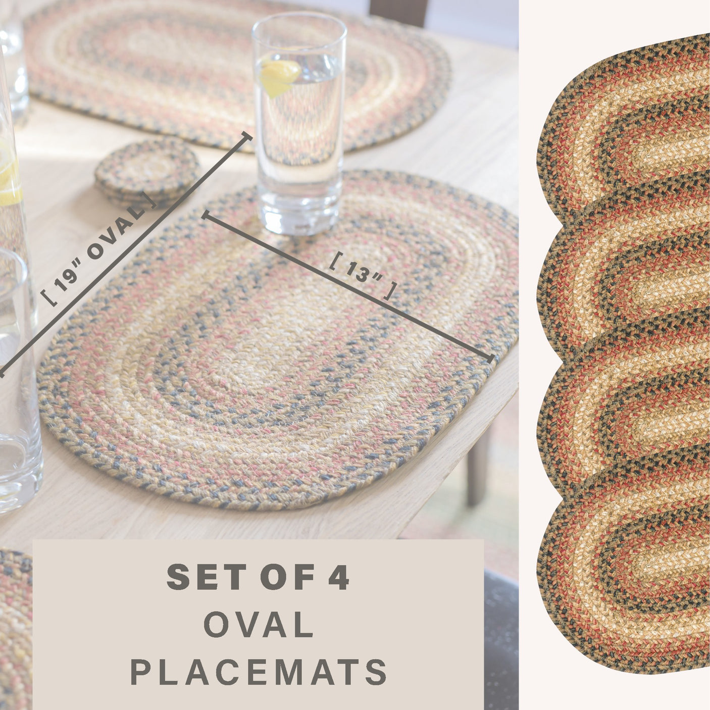 Russett Brown Braided Accessories