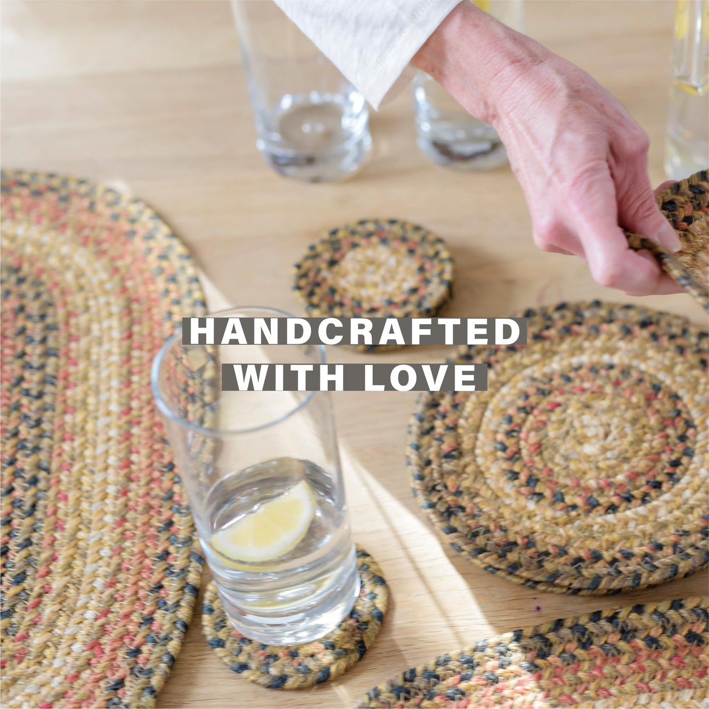 Russett Brown Braided Accessories