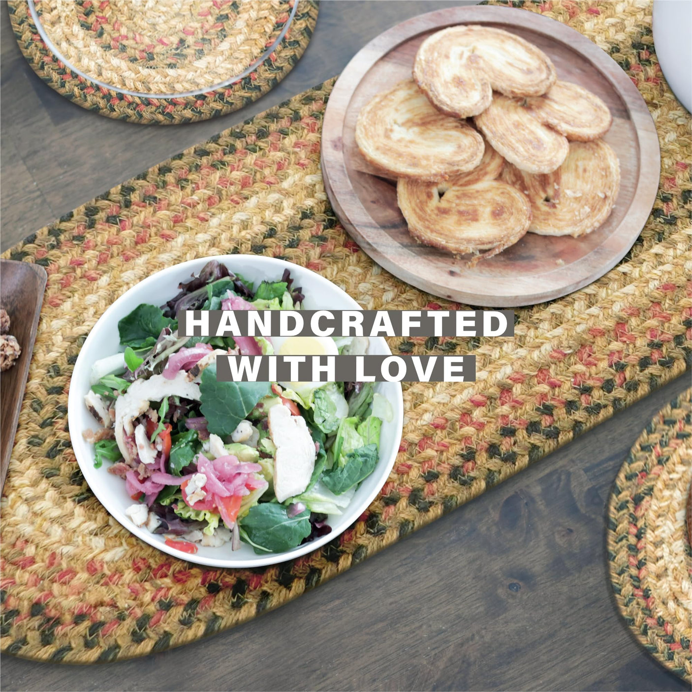 Russett Brown Braided Accessories