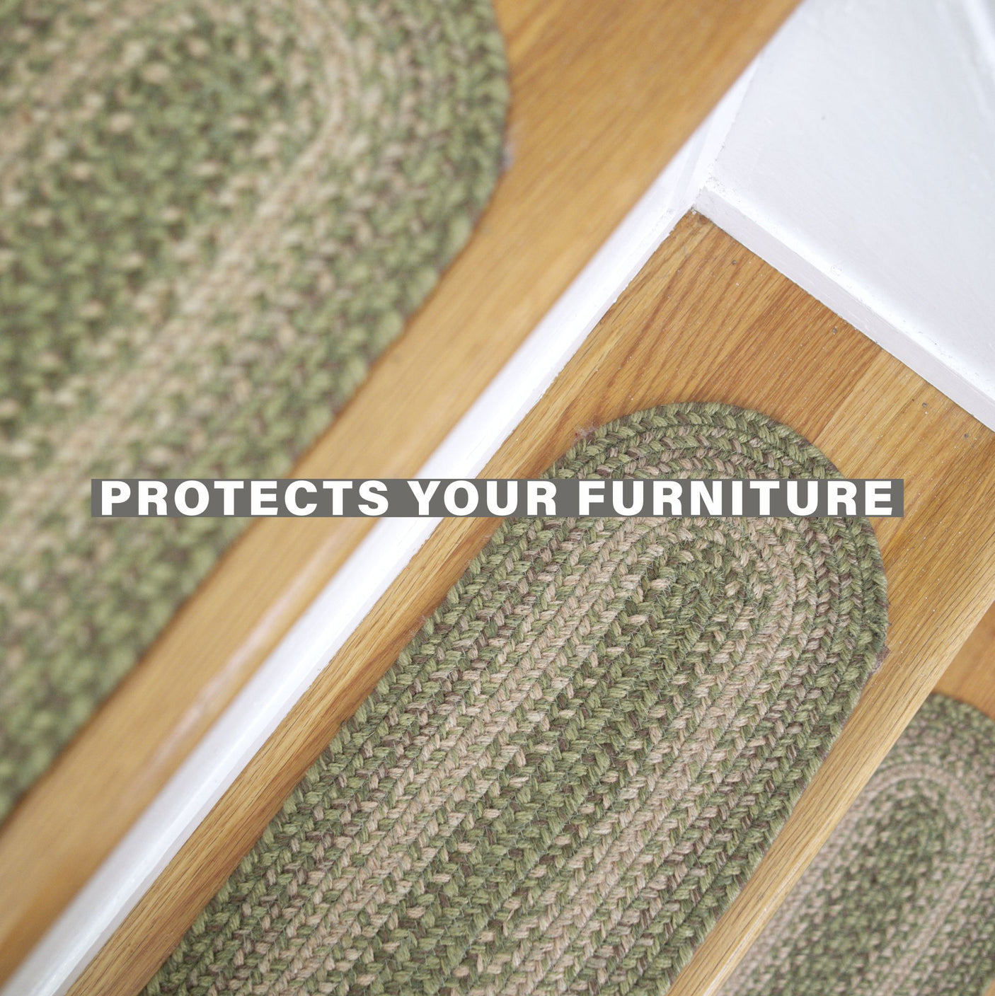 Grassland Green Jute Braided Accessories