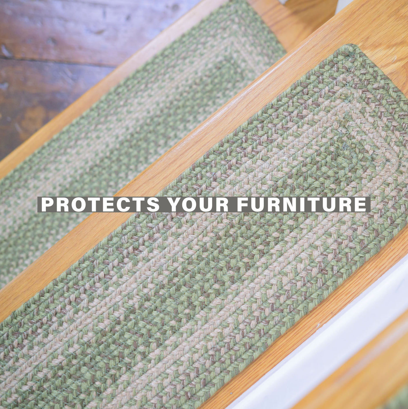 Grassland Green Jute Braided Accessories