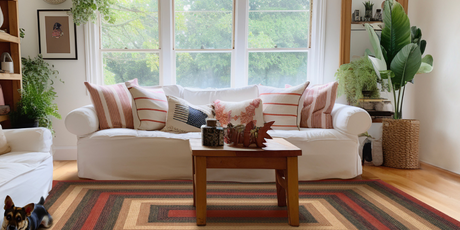 How to Style a Rug in the Living Room: Layout and Tips