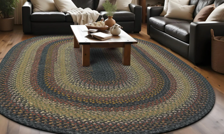 Best Oval Black Braided Rugs For Living Room