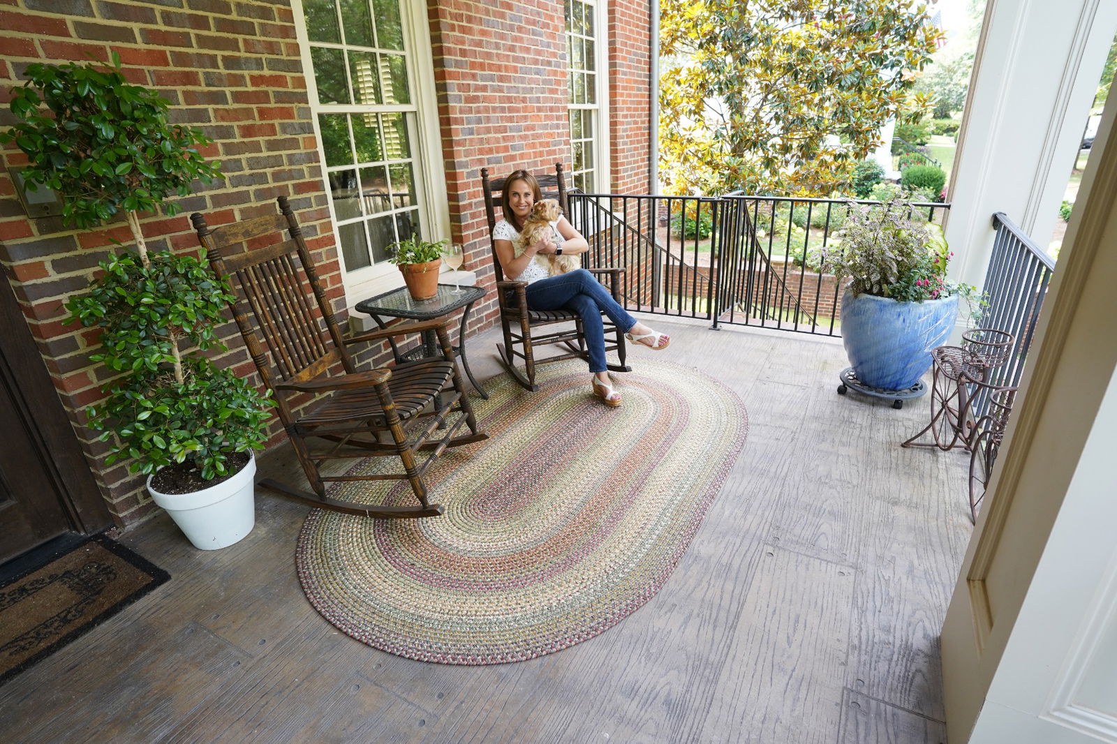 Fall Front Porch Makeover: Welcome Guests with Homespice's Autumn Doormats and Rugs