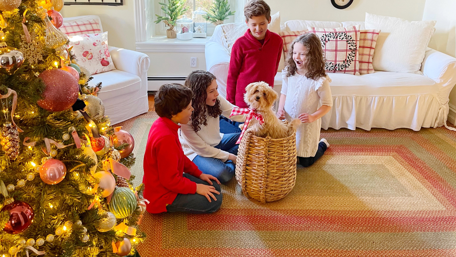 Rustic Christmas Charm: Decorating with Country-Style Braided Rugs
