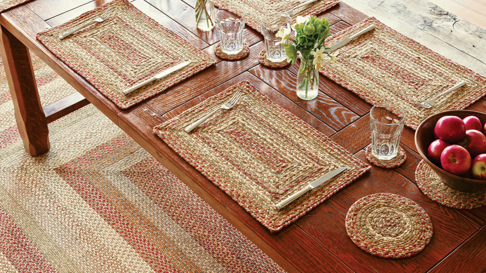 Under the Dining Table: Why Braided Rugs Are Perfect for Your Dining Room