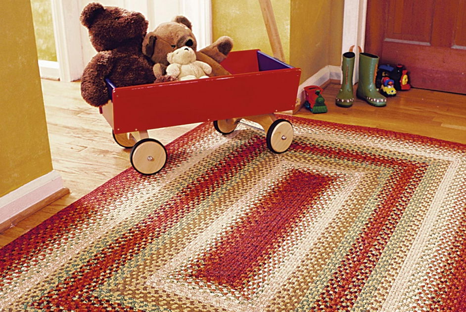 Make Your Home Lively with Multicolor Braided Rugs