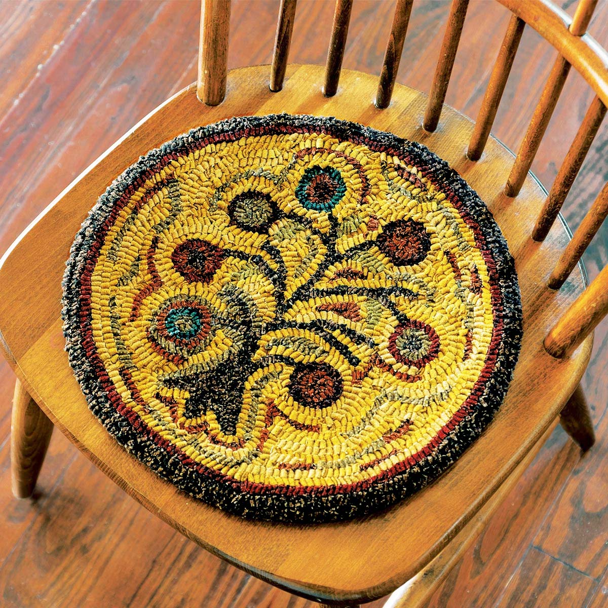 Primitive Hooked Chair Pads