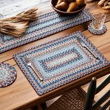 Cape Cod Blue Jute Braided Accessories