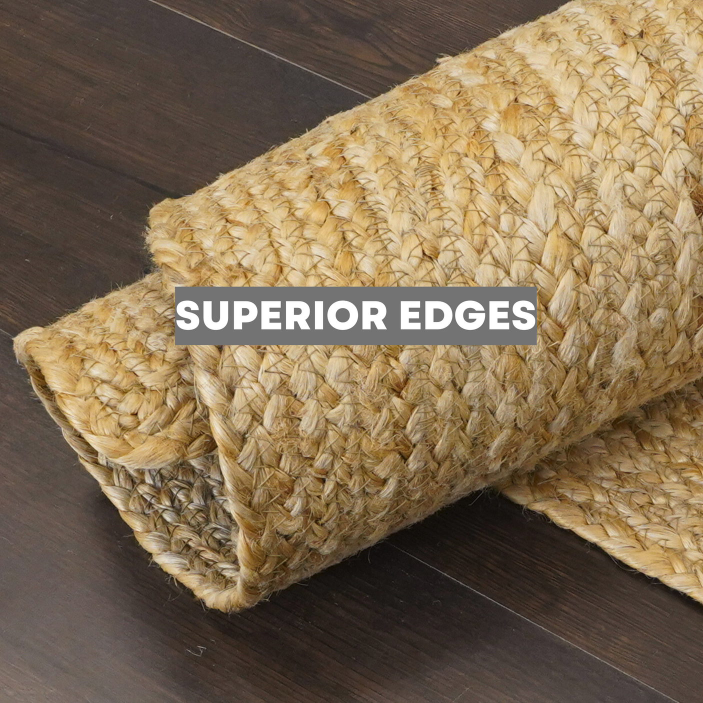 George Natural Jute Braided Oval Rugs