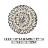 Birch Ivory Jute Braided Accessories