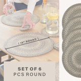 Grey Cloud Jute Braided Accessories