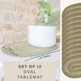 Grassland Green Jute Braided Accessories