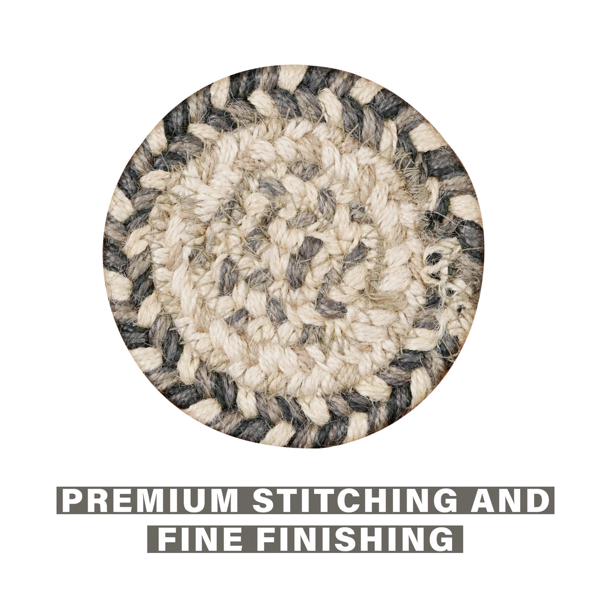 Birch Ivory Jute Braided Accessories