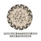 Birch Ivory Jute Braided Accessories