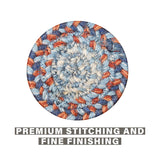 Cape Cod Blue Jute Braided Accessories