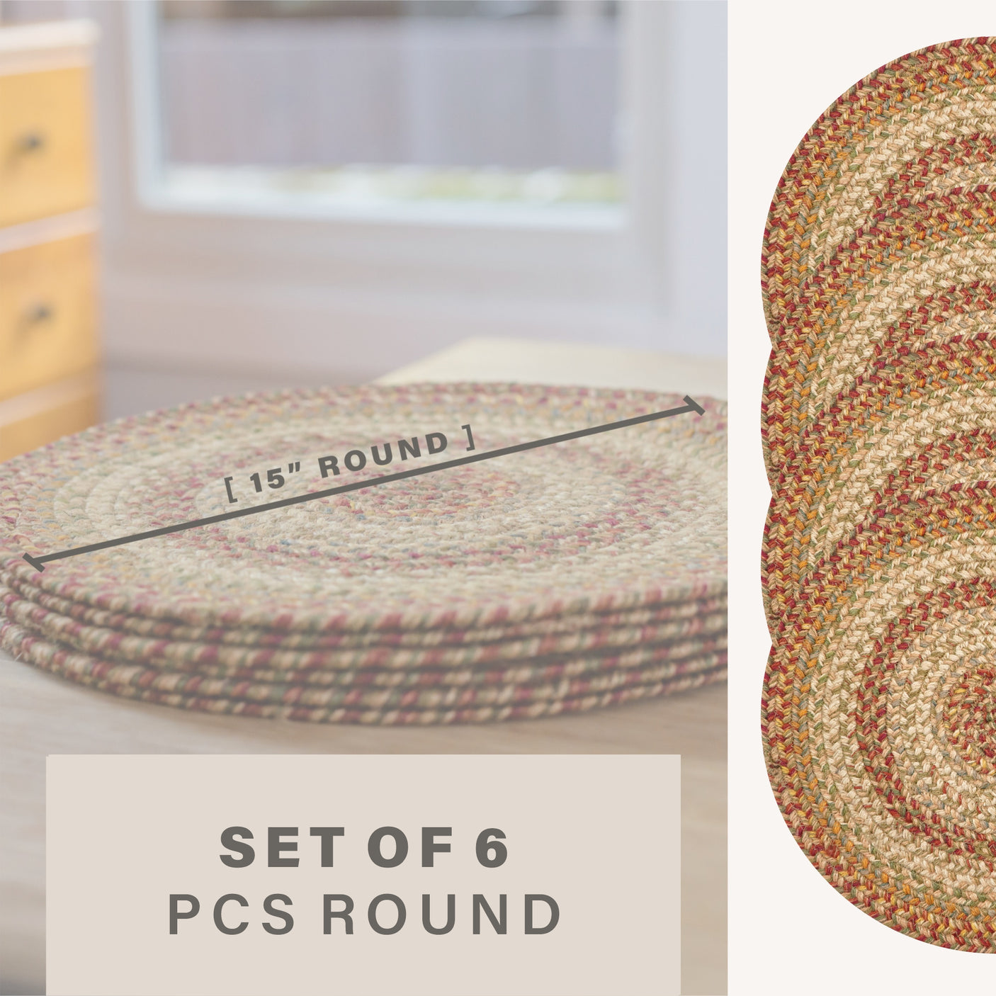 Harvest Beige Braided Accessories