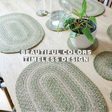 Grassland Green Jute Braided Accessories